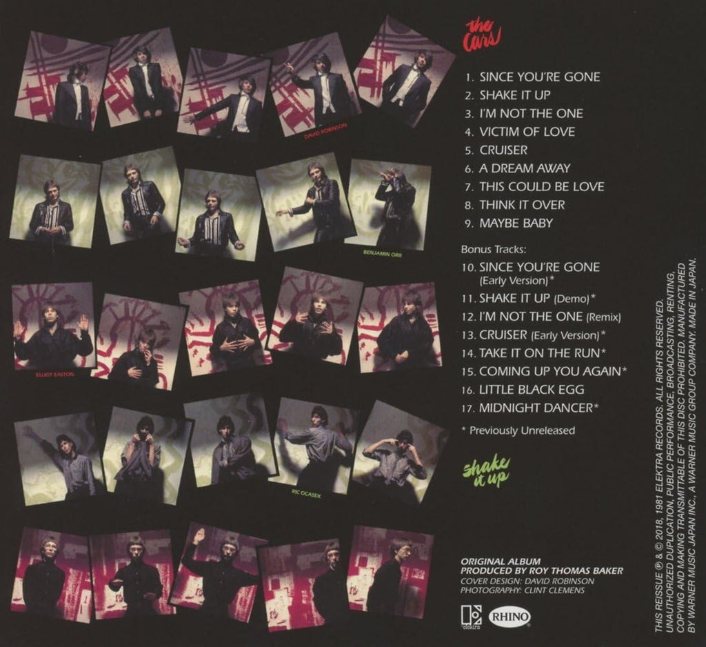 The Cars - Shake It Up - Japan SHM CD - NEW