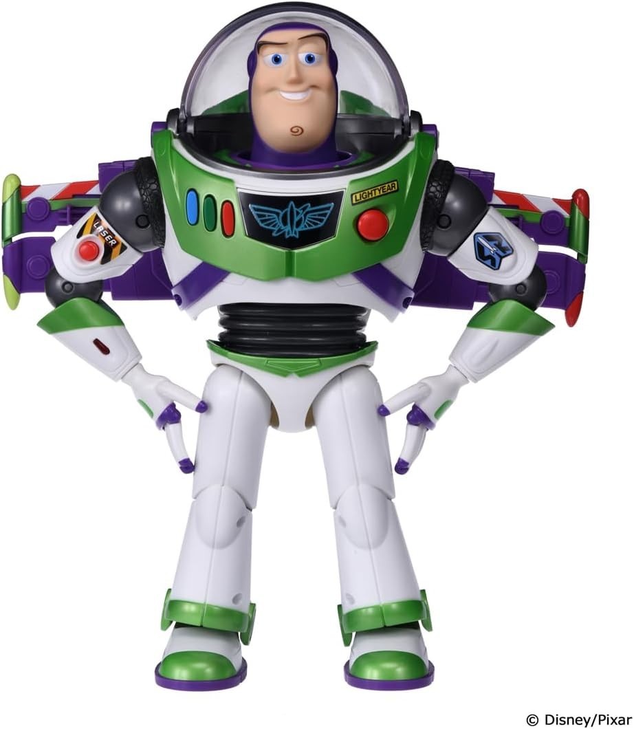 Takara Tomy Toy Story 5 Real Size Talking Hi-Tech Buzz Lightyear Figure NEW