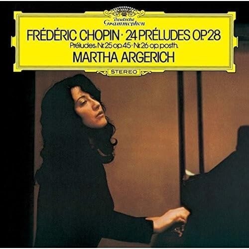 Martha Argerich Piano CD(SHMCD) Chopin: 24 Japan OBI Preludes New