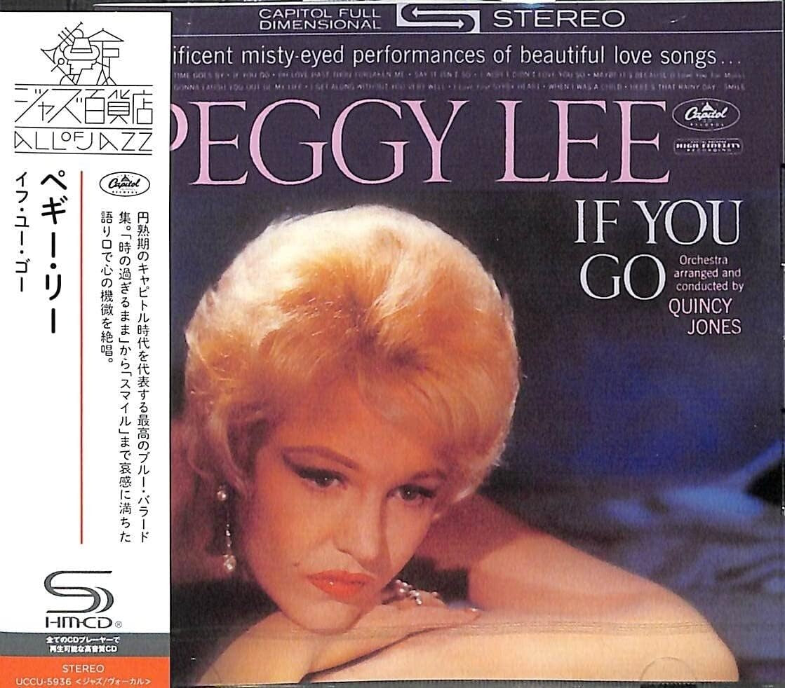 Peggy Lee Jazz Vocal CD(SHM-CD) If You Go Japan OBI New