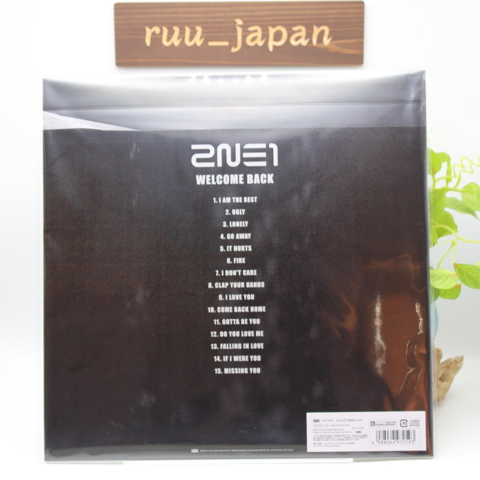 New 2NE1 WELCOME BACK LIMITED CD + MEMBER SIGNED DISC (PRINTED)