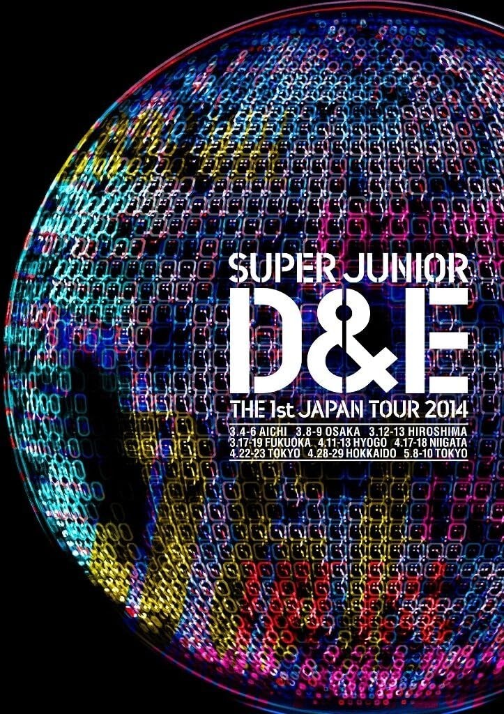 SUPER JUNIOR DONGHAE & EUNHYUK D&E THE 1st JAPAN TOUR 2014 DVD New
