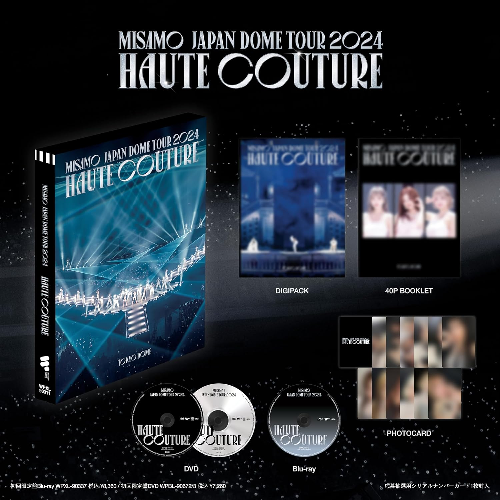 New TWICE MISAMO JAPAN DOME TOUR 2024 HAUTE COUTURE Limited Edition Blu-ray
