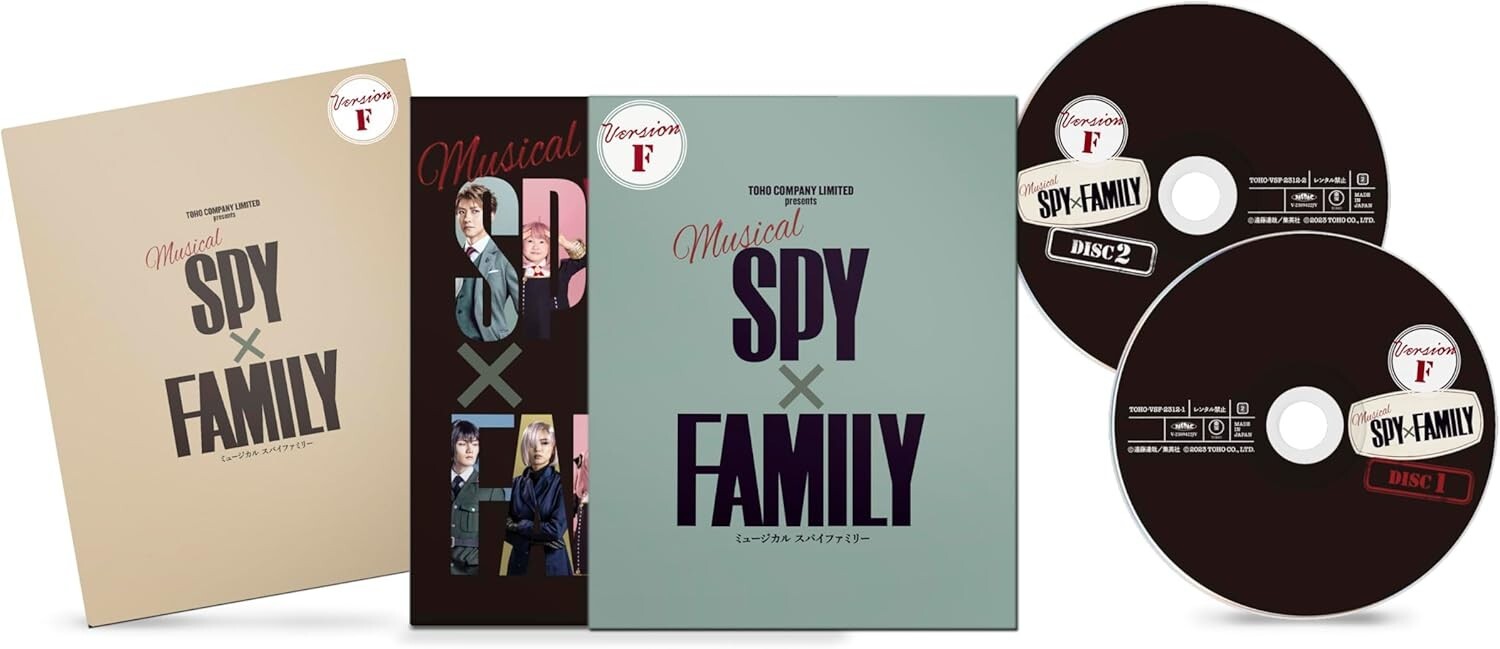Musical SPY x FAMILY DVD Standard Edition Version F Japan 2.5D Musical New