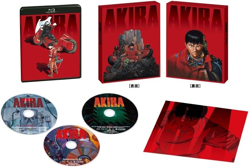 AKIRA 4K Remastered Set 4K ULTRA HD Blu-ray & 2 Blu-ray Booklet Japan New