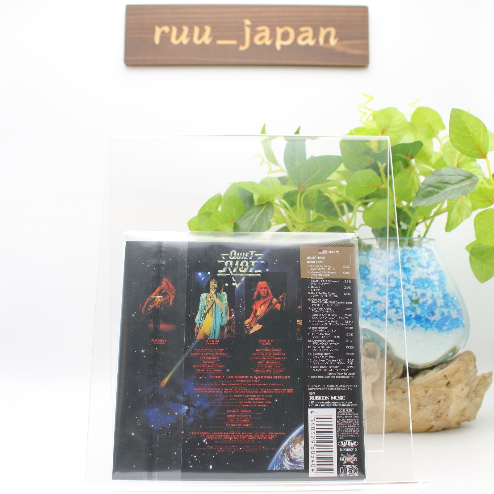 QUIET RIOT 2023 JAPAN with Bonus Tracks CD Paper jacket Rubicon NEW