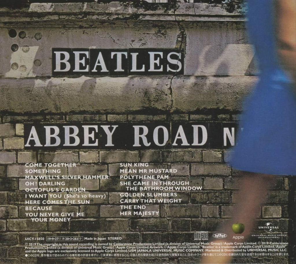 The Beatles CD (SHM-CD) Abbey Road 50th Anniversary Japan OBI NEW