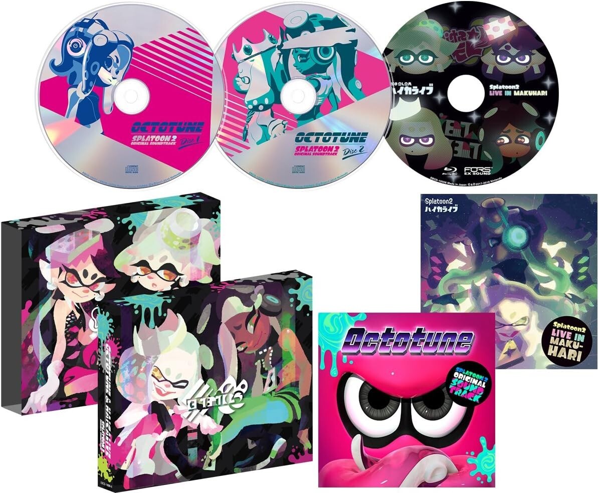 Splatoon2 Original Soundtrack -Octotune- Limited Edition 2CD + Blu-ray New