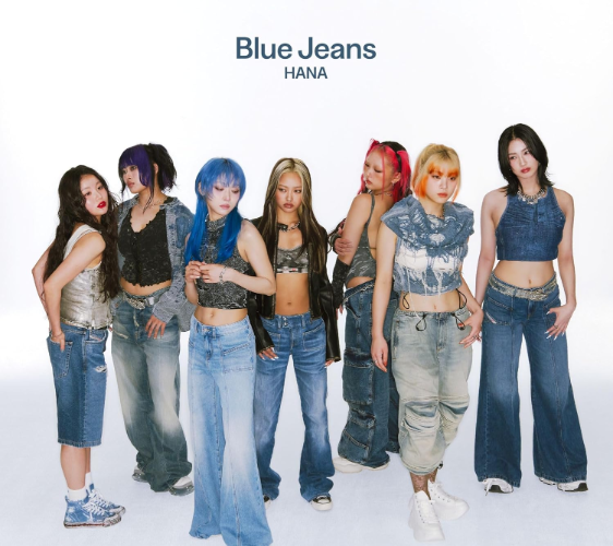 New HANA Blue Jeans Limited Edition B CD + Blu-ray w/ Trading Card B Set of 7
