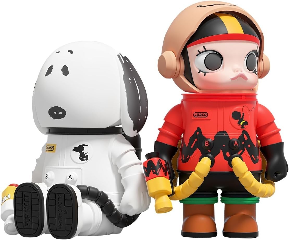 POP MART MEGA SPACE MOLLY 100% Charlie Brown Snoopy NEW