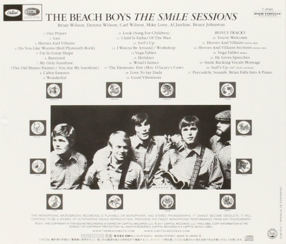 The Beach Boys SEALED NEW CD The Smile Sessions Bonus Tracks Japan OBI NEW
