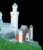 Douyosha 1/220 Western Castle Neuschwanstein Castle Color Plastic Model NSC NEW