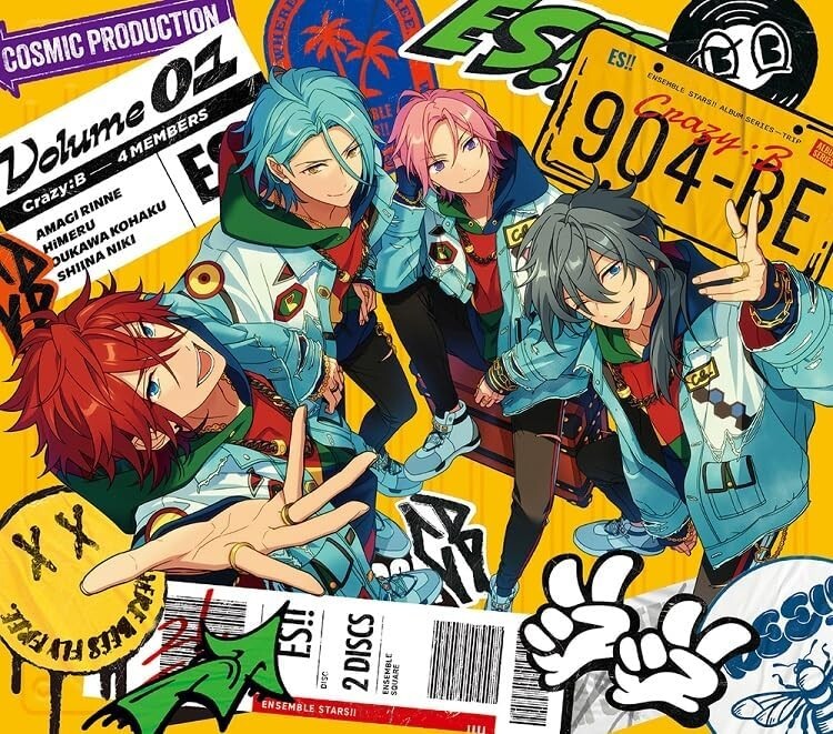 Ensemble Stars!! Album TRIP Crazy:B Limited Edition 2CD+card w/box new