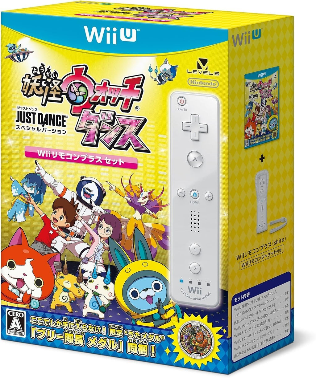 Yokai Watch Dance WiiU JUST DANCE(R) Special Version Wii Remote Plus Set Japan