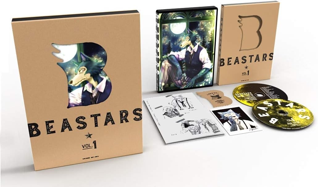 Blu-ray BEASTARS Vol.1 First Limited Edition Blu-ray Soundtrack CD Booklet Japan
