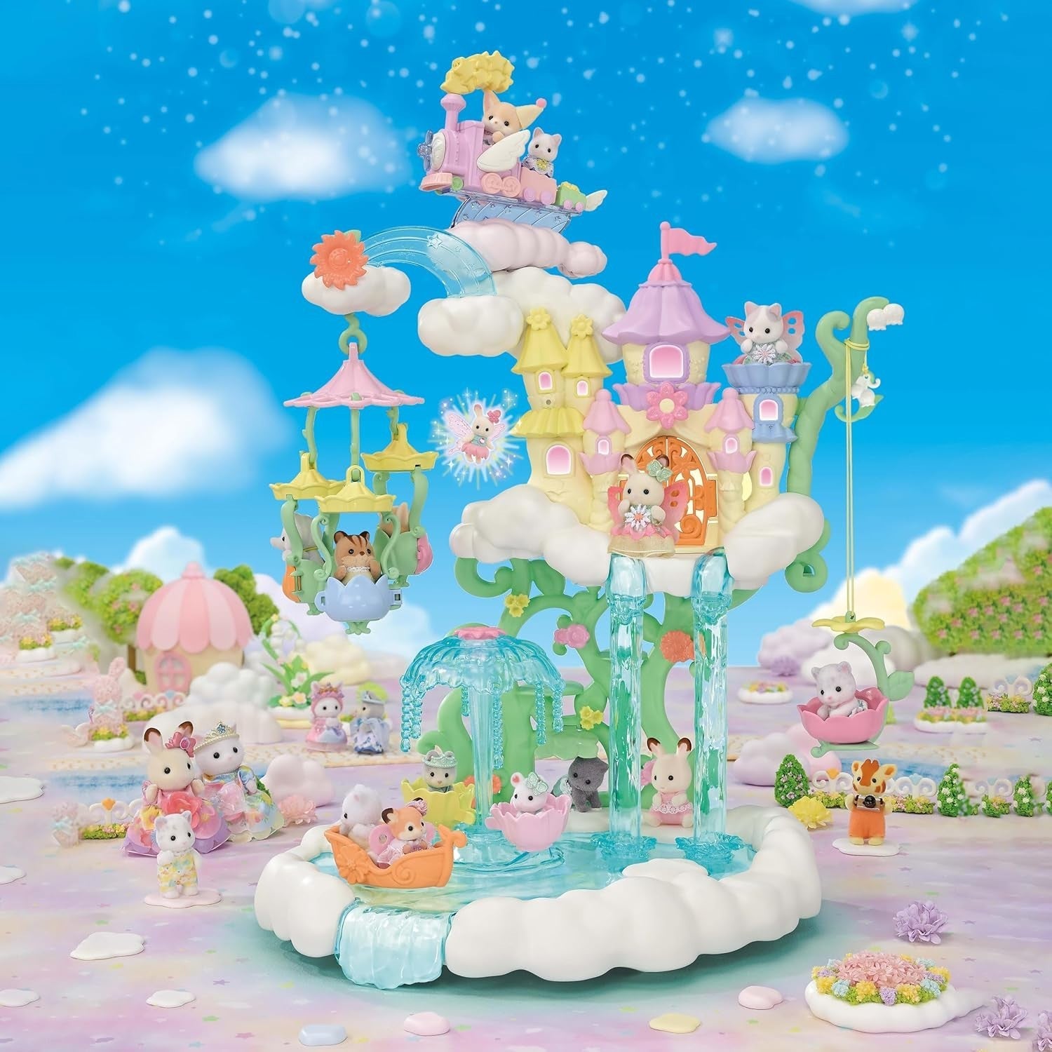 Sylvanian Family Yuenchi Attraction [Sky Moon Light Parade Set] F-39 ST Mark NEW