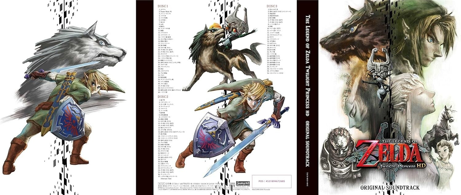 The Legend of Zelda Twilight Princess HD original soundtrack NEW