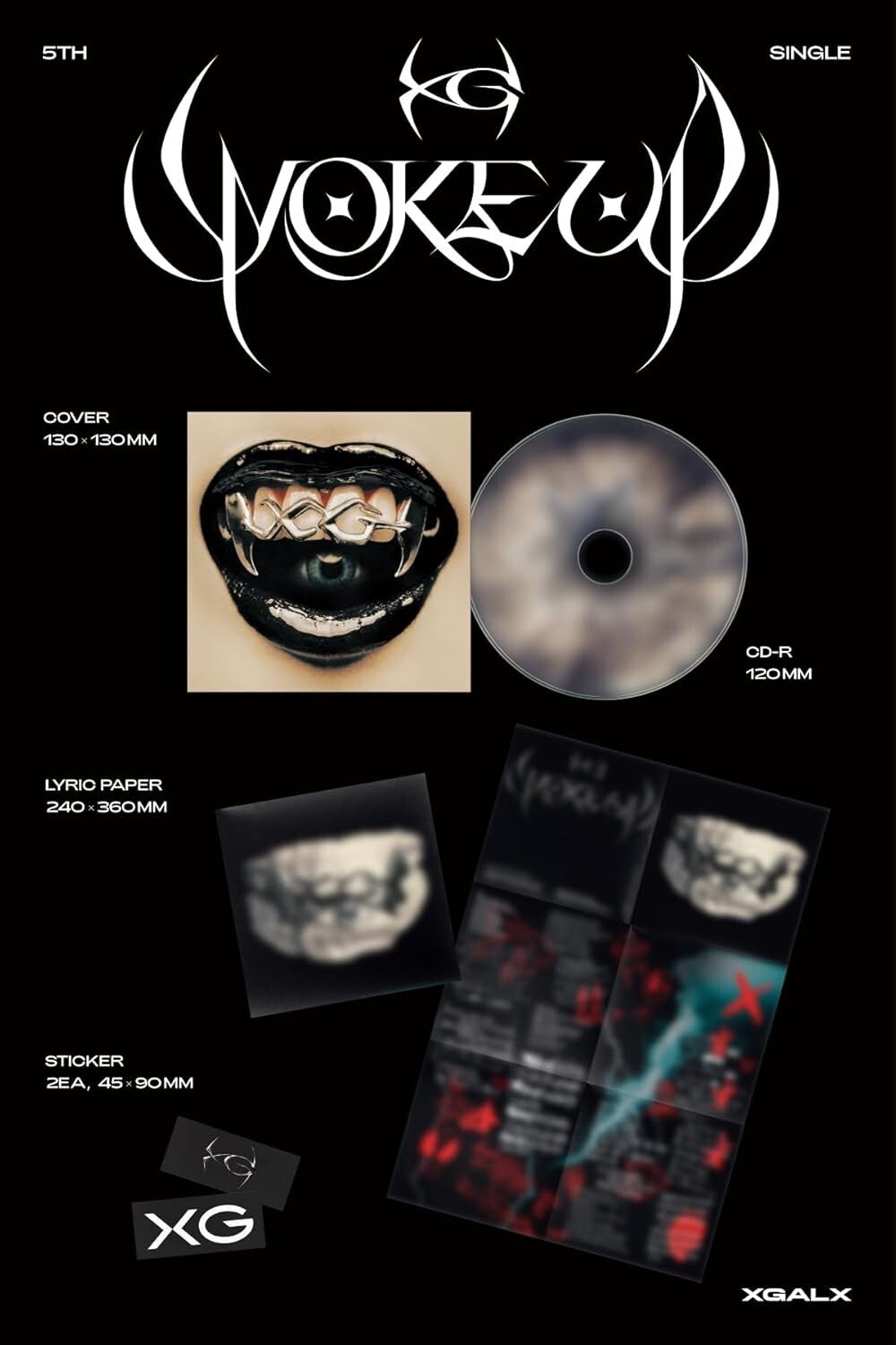 CD XG WOKE UP First Press Limited Edition CD First Press Limited Edition