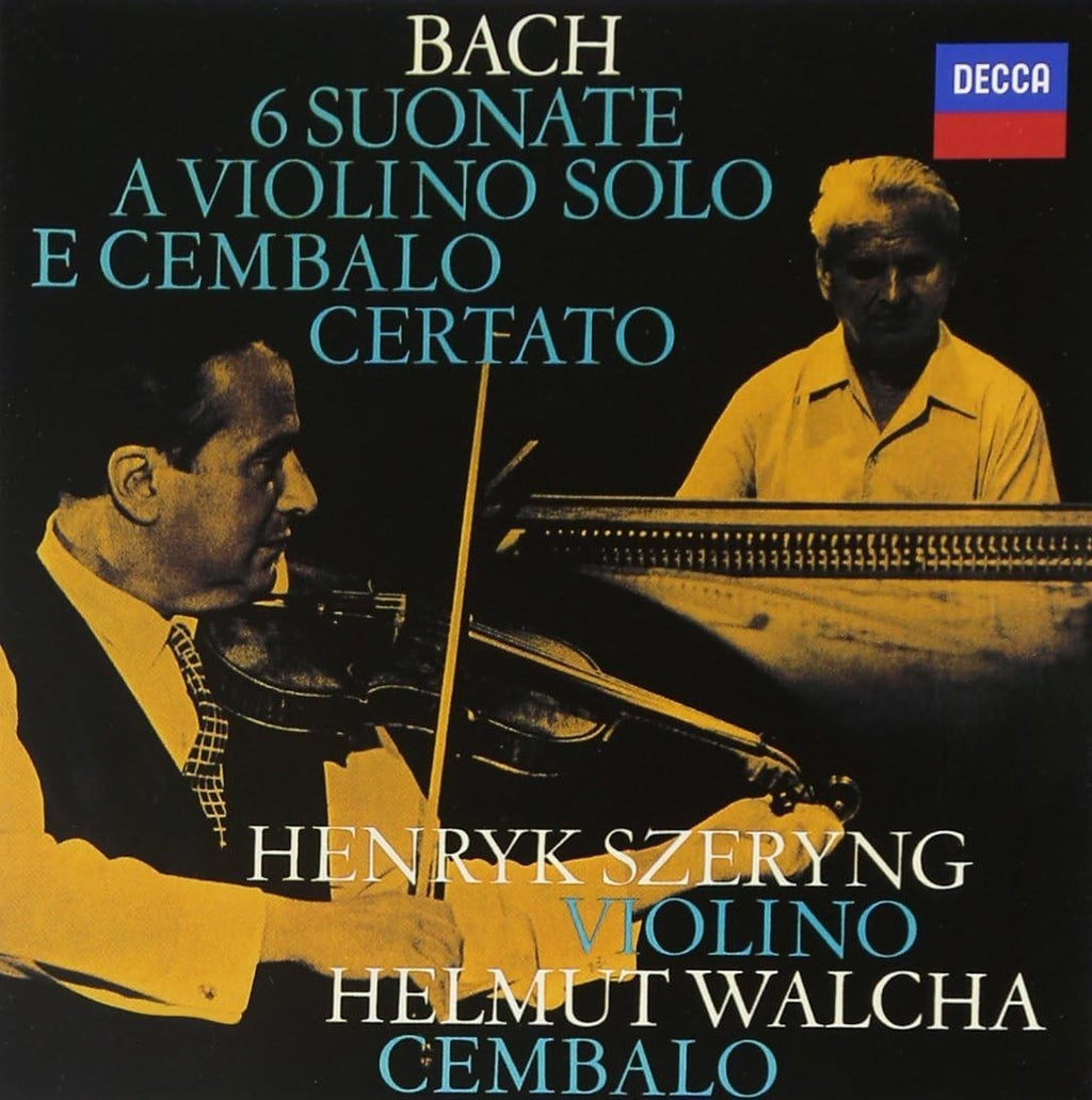 CD New Henryk Szeryng Helmut Walcha J.S. Bach 6 Sonatas 2 CD TOWER RECORDS JAPAN