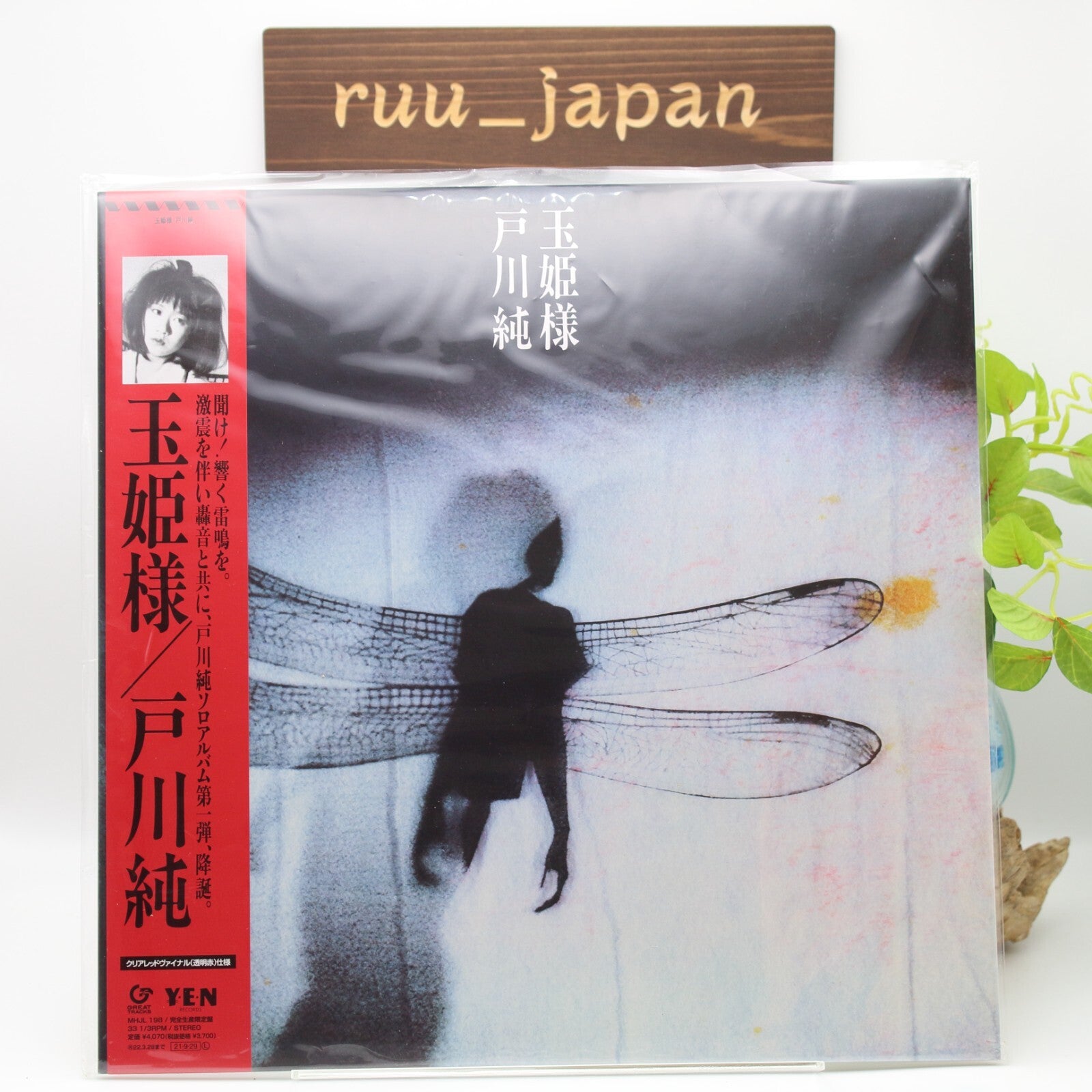Jun Togawa / Tamahime Sama 1984 Clear Red Vinyl LP Japan New