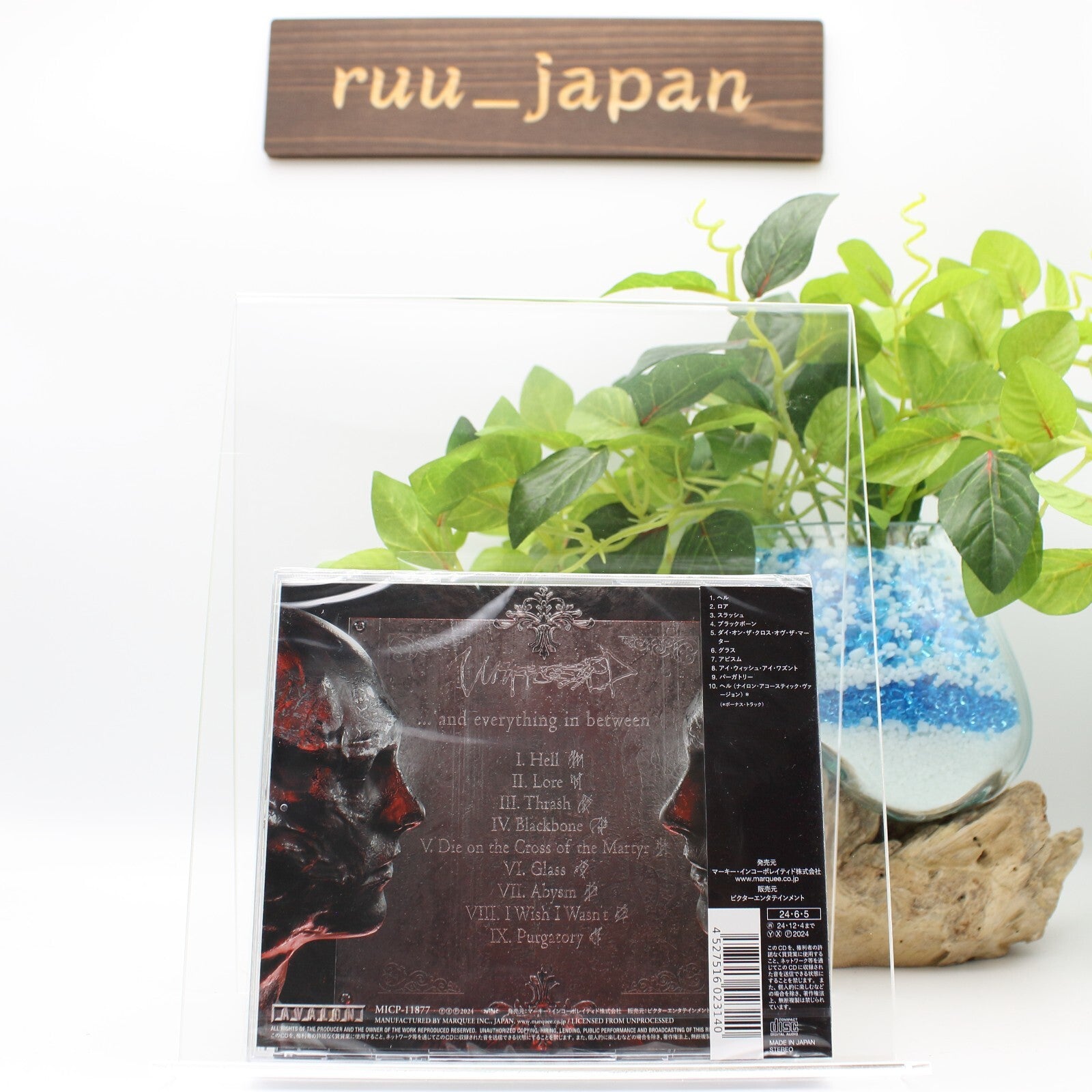 New UNPROCESSED AND EVERYTHING IN BETWEEN WITH BONUS TRACK JAPAN CD