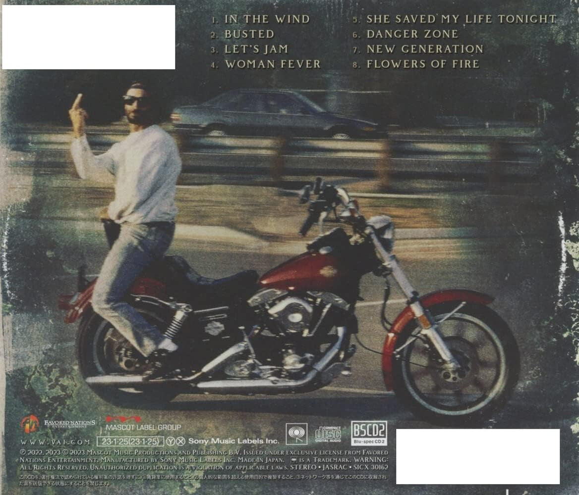 STEVE VAI VAI / GASH  JAPAN BLU-SPEC CD WITH OBI New