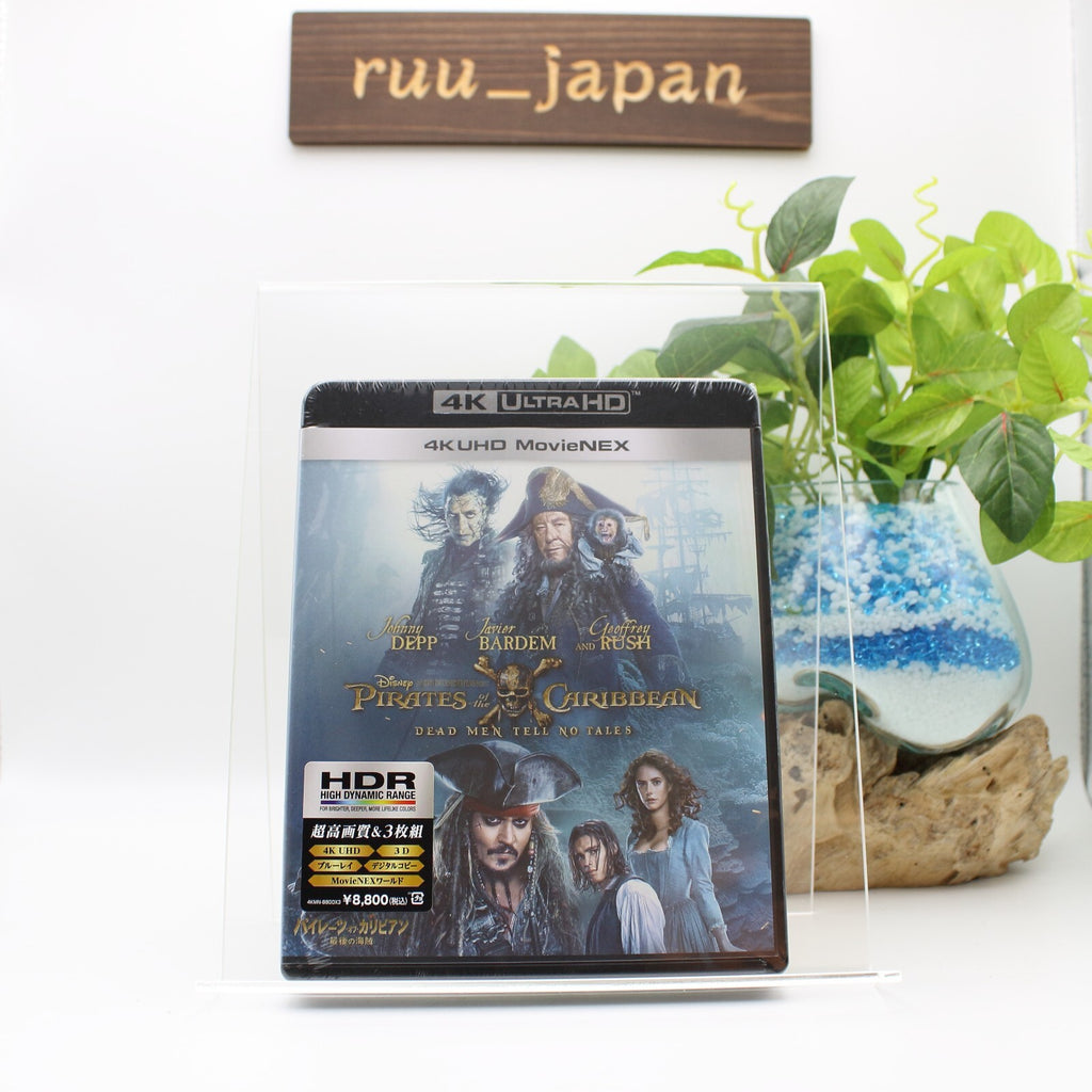 Pirates of the Caribbean Dead Men Tell No Tales 4K ULTRA HD + 3D + Blu-ray New