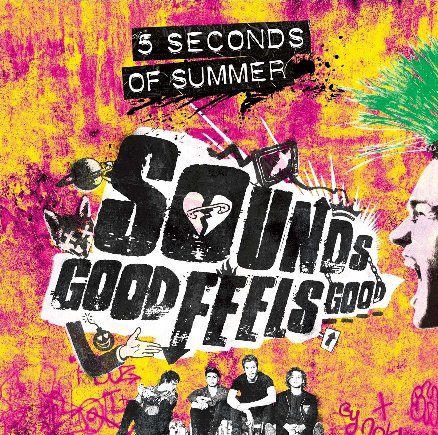 CD New 5 SECONDS OF SUMMER-SOUNDS GOOD FEELS GOOD DELUXE EDITION-JAPAN ONLY