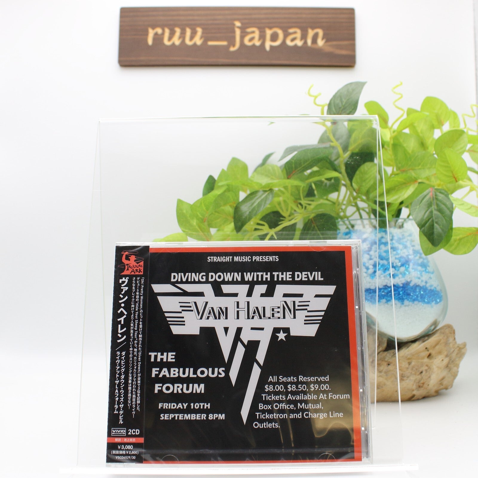 New VAN HALEN-Diving Down With The Devil- Live At The La Forum 1982-JAPAN 2 CD