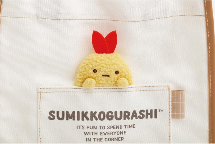San-X Sumikko Gurashi Mini Tote Bag Ebi-Furano Tail CA67804 H24 x W25 x D10 NEW