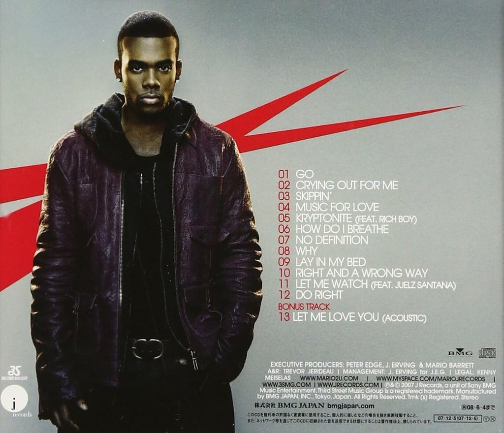 New (CD) Mario – Go, Brand New, BVCP-24106, Promo, Bonus Track, Rare.