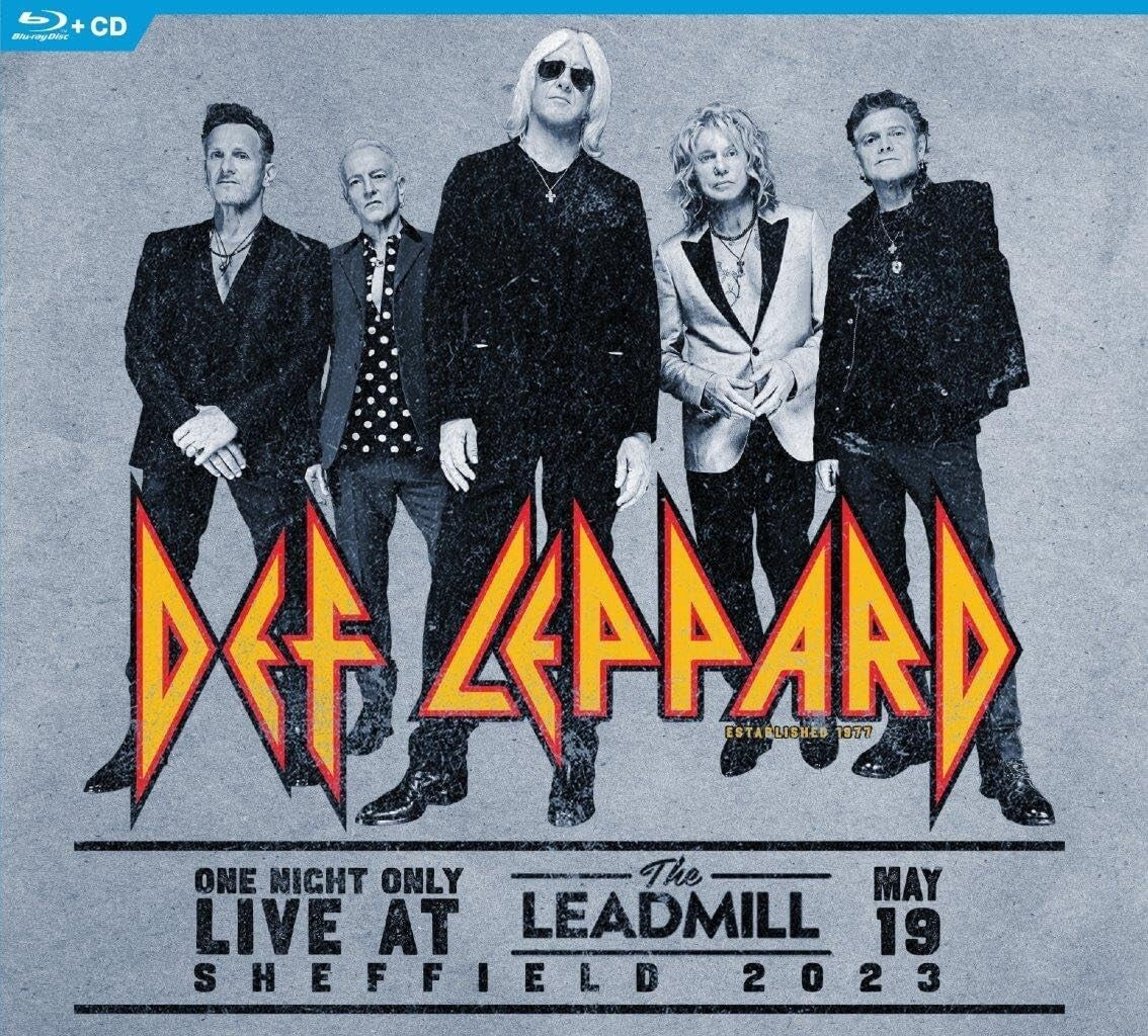 New DEF LEPPARD LIVE AT THE LEADMILL  2024 JAPAN SHM CD + BLU-RAY DISC
