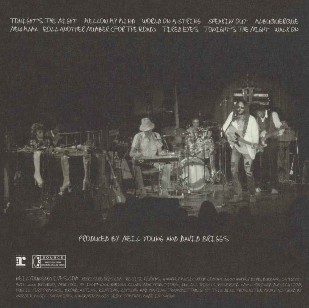 New 2018 JAPAN ONLY SHM CD NEIL YOUNG Roxy Tonight’s The Night Live Paper Sleeve