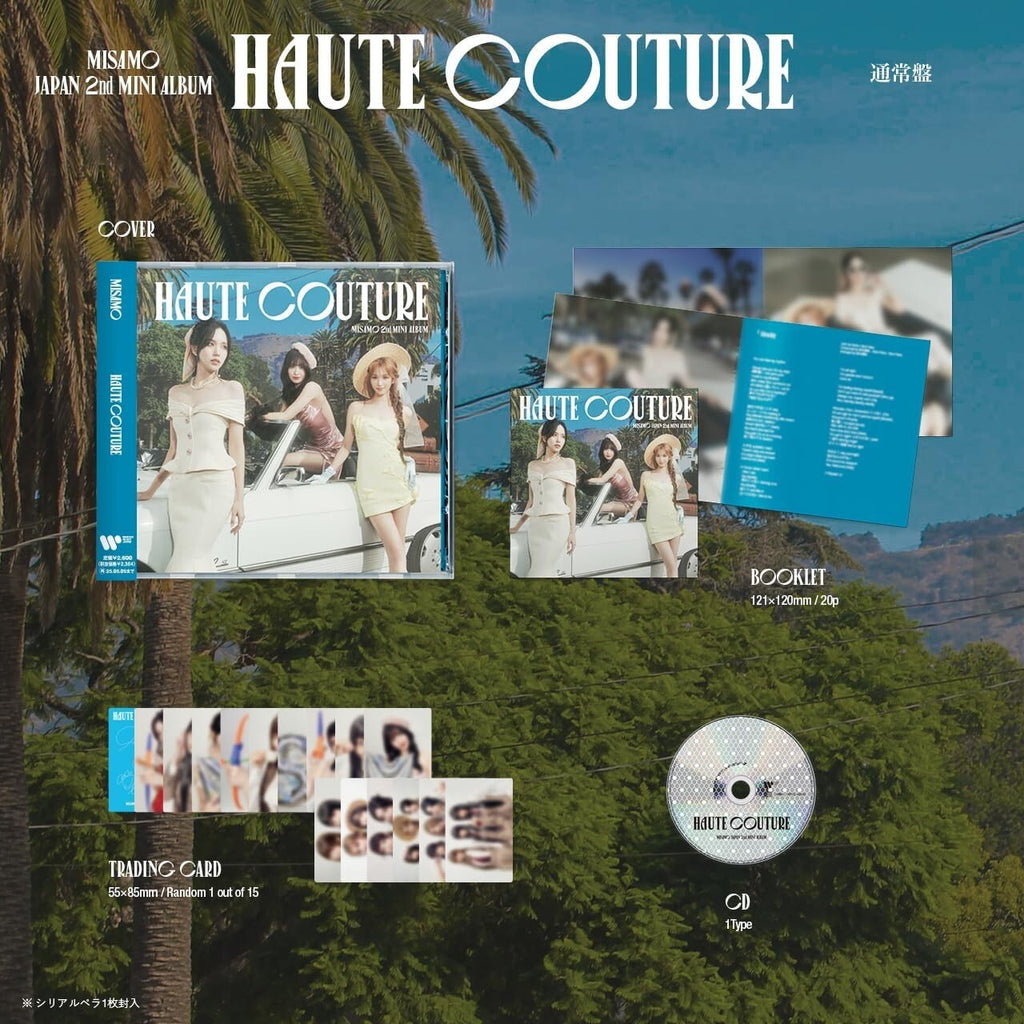 TWICE MISAMO HAUTE COUTURE Regular Edition CD Booklet Card Japan New