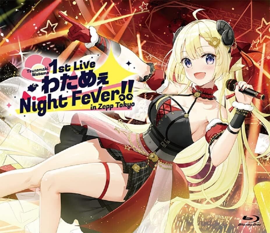 New hololive Tsunomaki Watame 1st Live Watamee Night Fever in Zepp Tokyo Blu-ray