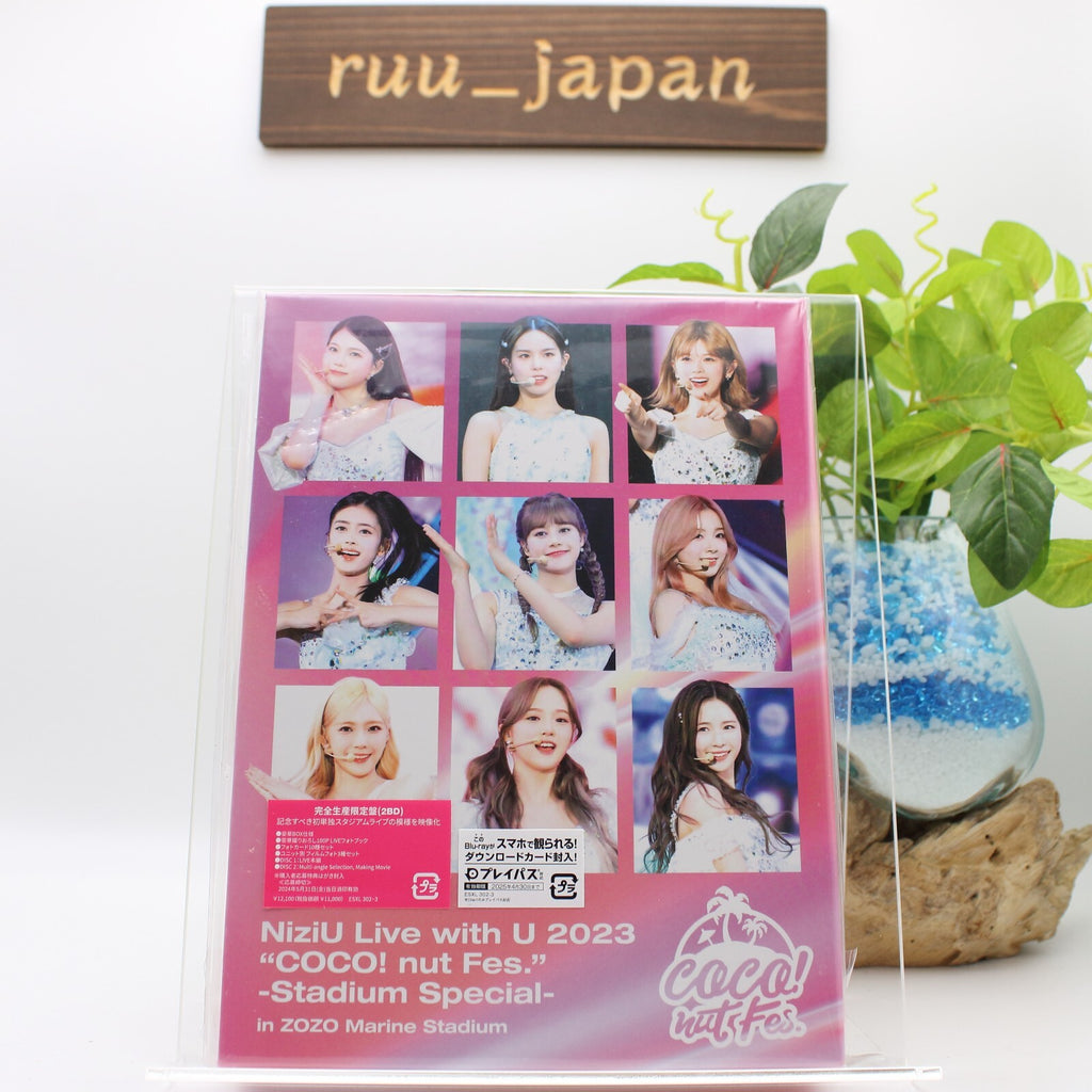 NiziU Live with U 2023 COCO nut Fes. Stadium Special Limited Edition 2 new