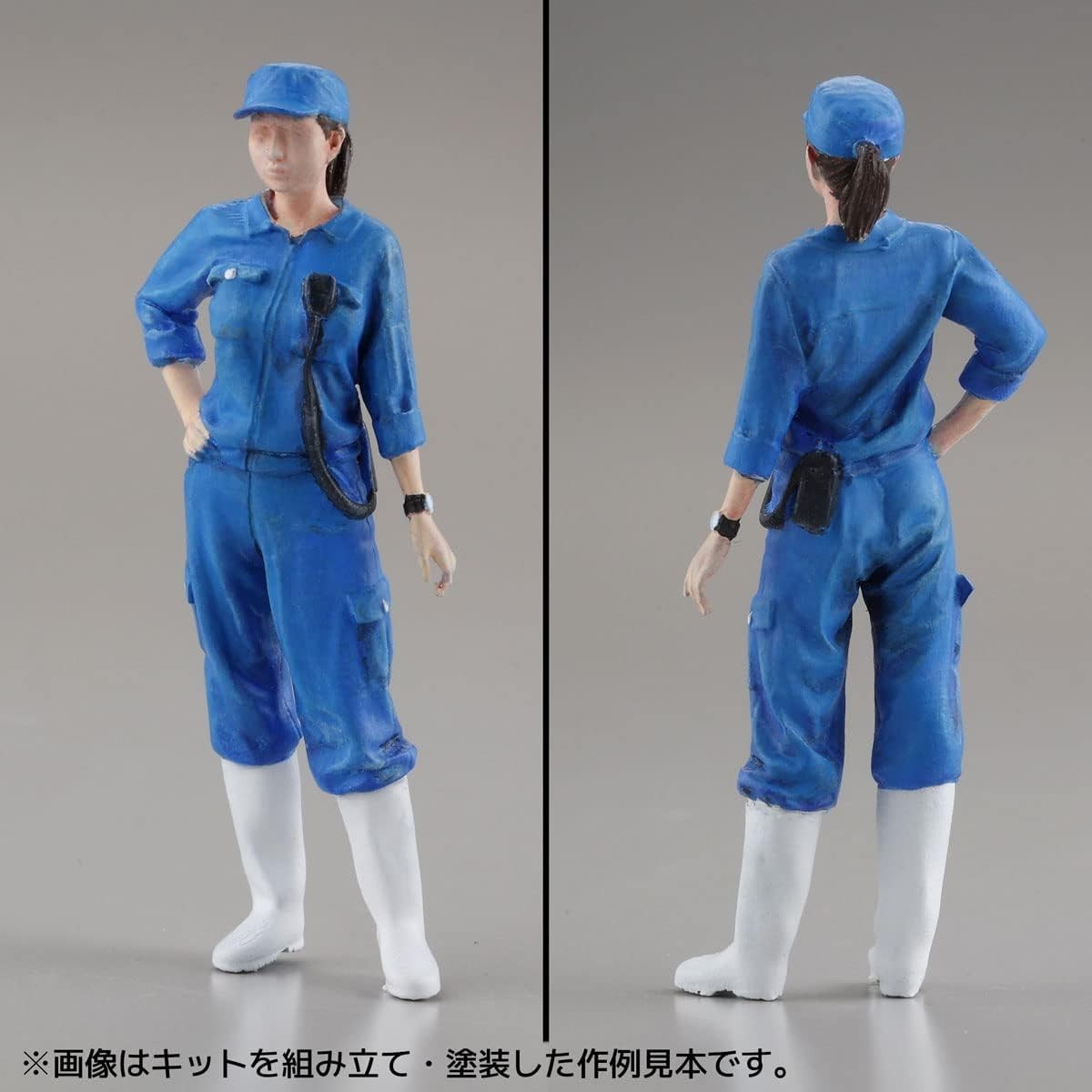 Kaiyodo Art Plastic ART PLA Zookeeper and White Rhino Set Unpainted New