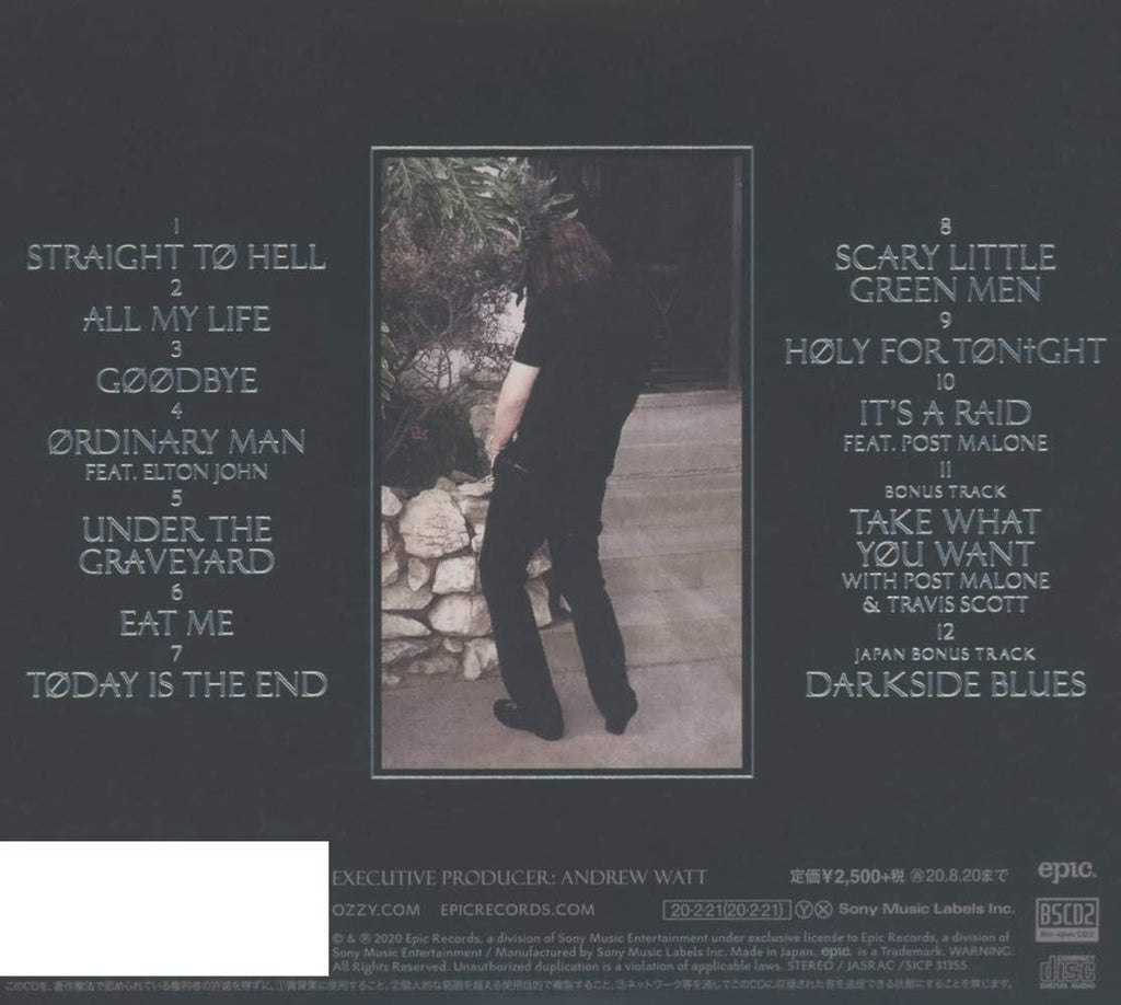 OZZY OSBOURNE-ORDINARY MAN-JAPAN BLU-SPEC CD2 BONUS TRACK New