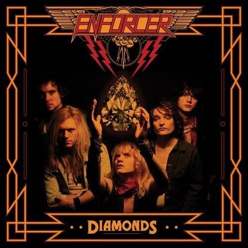 ENFORCER Diamonds + 1 JAPAN CD Alpha Tiger Skull Fist White Wizzard Wolf New