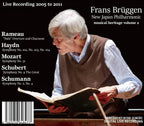 Frans Bruggen New Japan Phil Rameau Haydn Mozart Schubert Schumann new