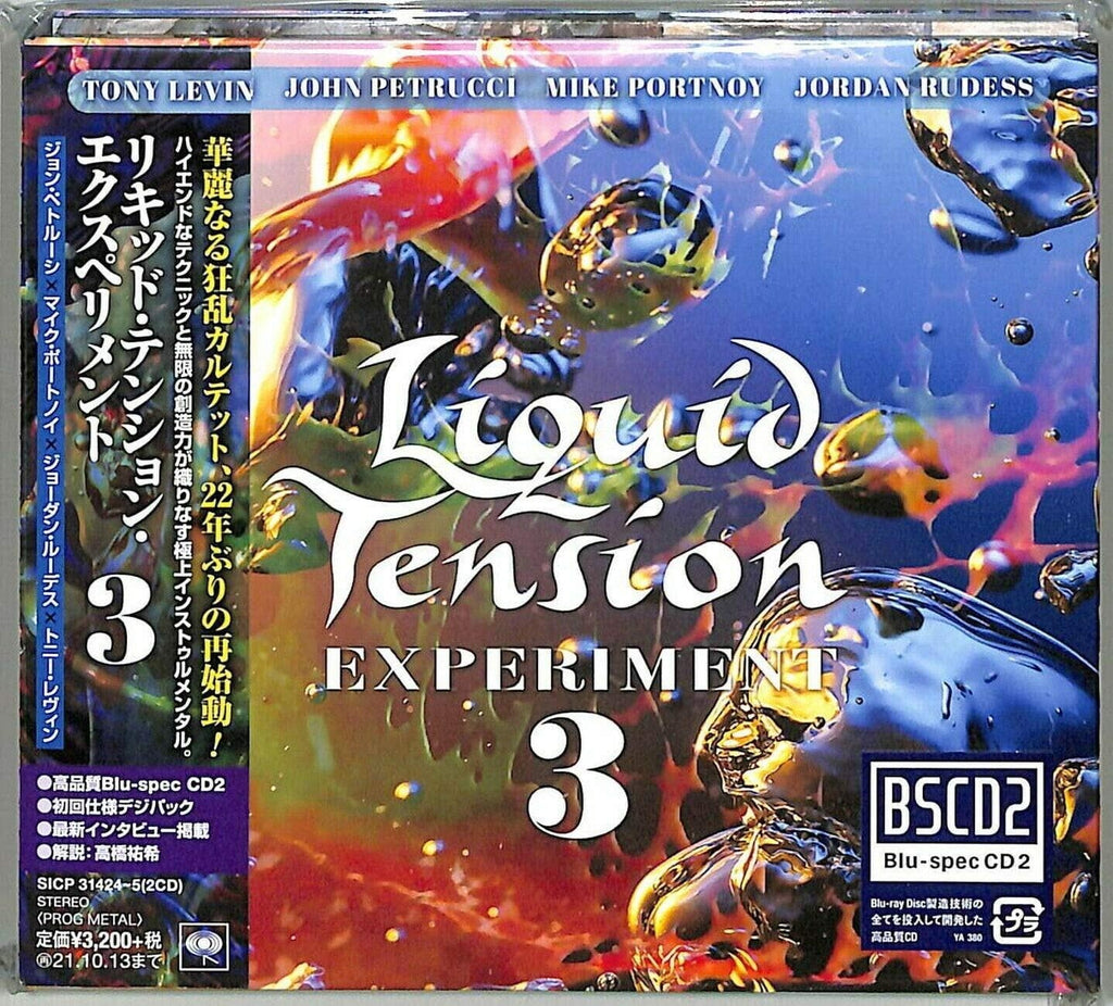New LIQUID TENSION EXPERIMENT-3-JAPAN 2 DIGIPAK BLU-SPEC CD2 Ltd/Ed