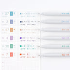 Hobonichi Techo Tsuki No Iro/Uni-Ball One July-December Set With Case And Planne