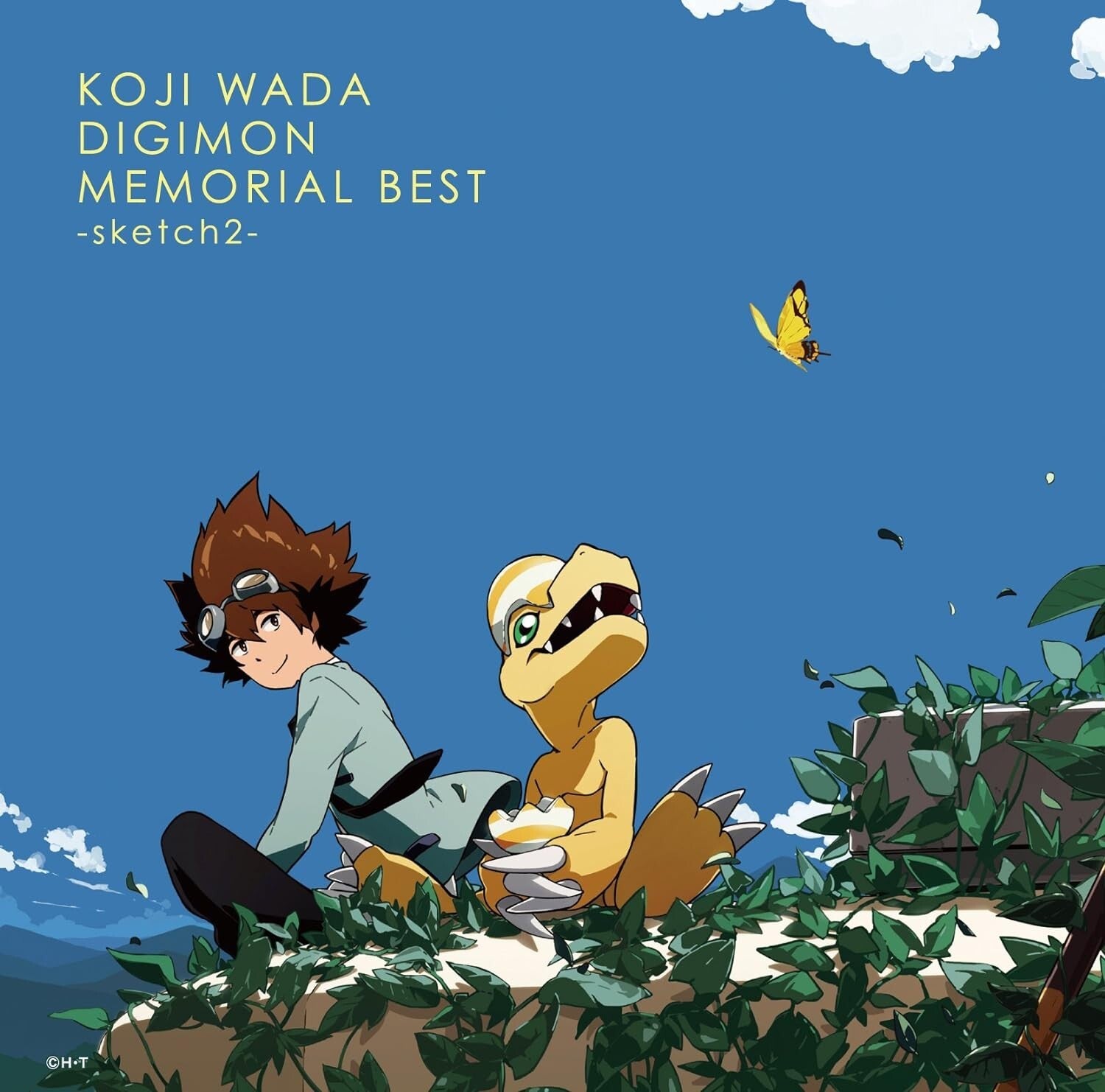 KOJI WADA DIGIMON MEMORIAL BEST-sketch2- [Limited Pressing] From Japan New