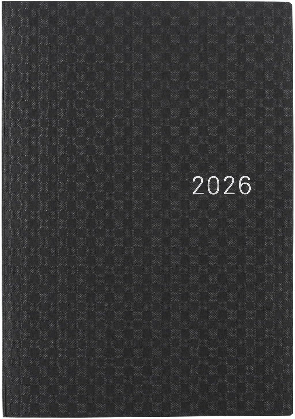 Hobonichi Techo 2026 HON Paper Series/Black Gingham A6 NEW