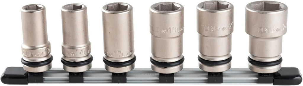 Tone HNV406L Long Impact Socket Set with Holder 12.7mm 1/2&quot Drive New