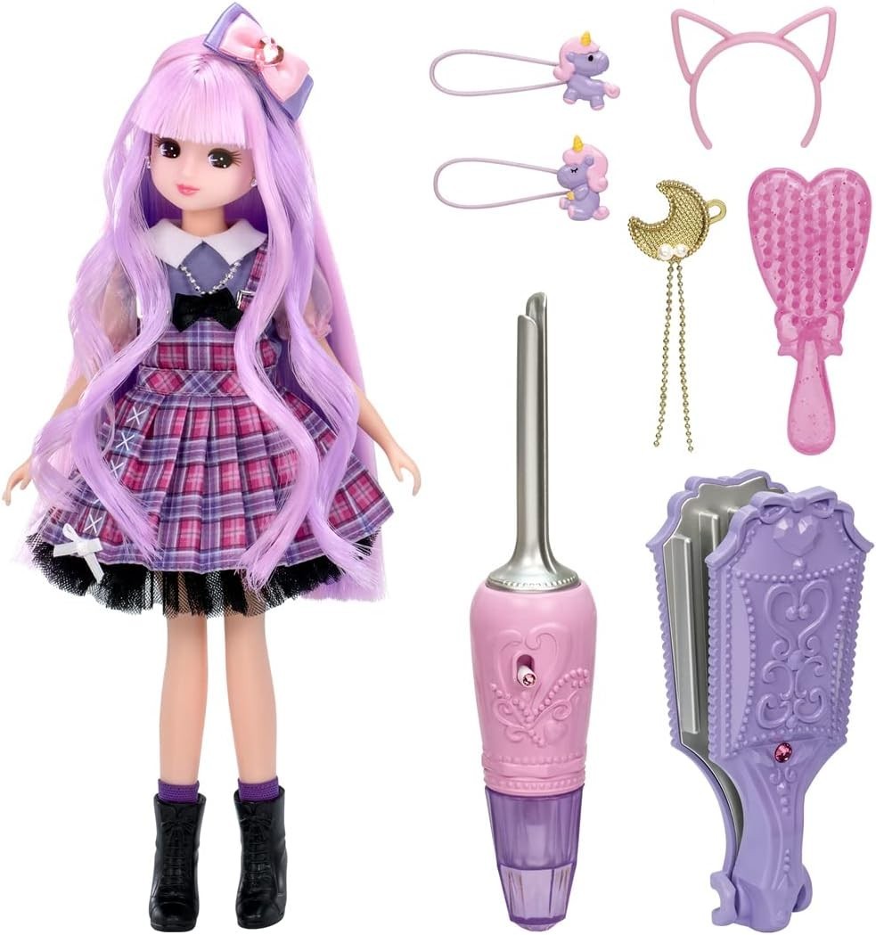 Takara Tomy Plastic Licca-chan Doll Niji Kyun Karl Licca-chan Dress-up NEW