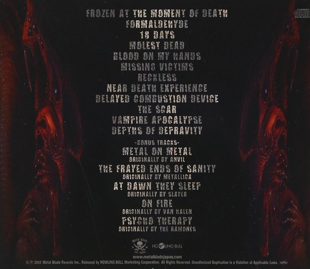 New SIX FEET UNDER-UNDEAD-JAPAN CD BONUS TRACK