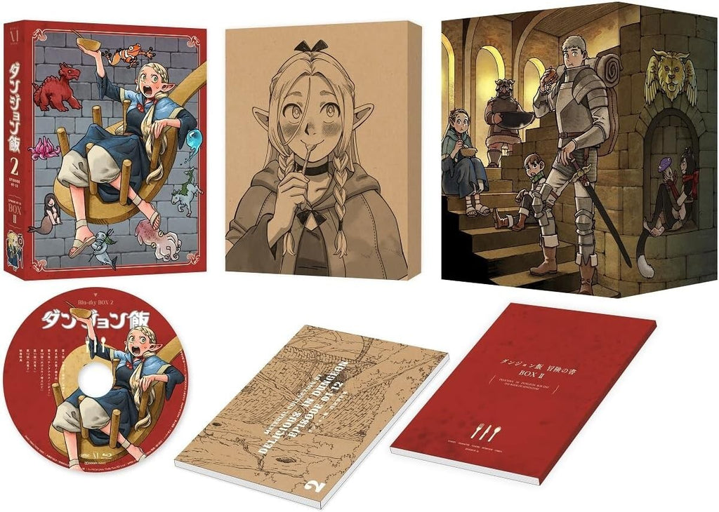 Delicious in Dungeon DVD BOX Vol.2 Anime Dungeon Meshi Region 2 NEW