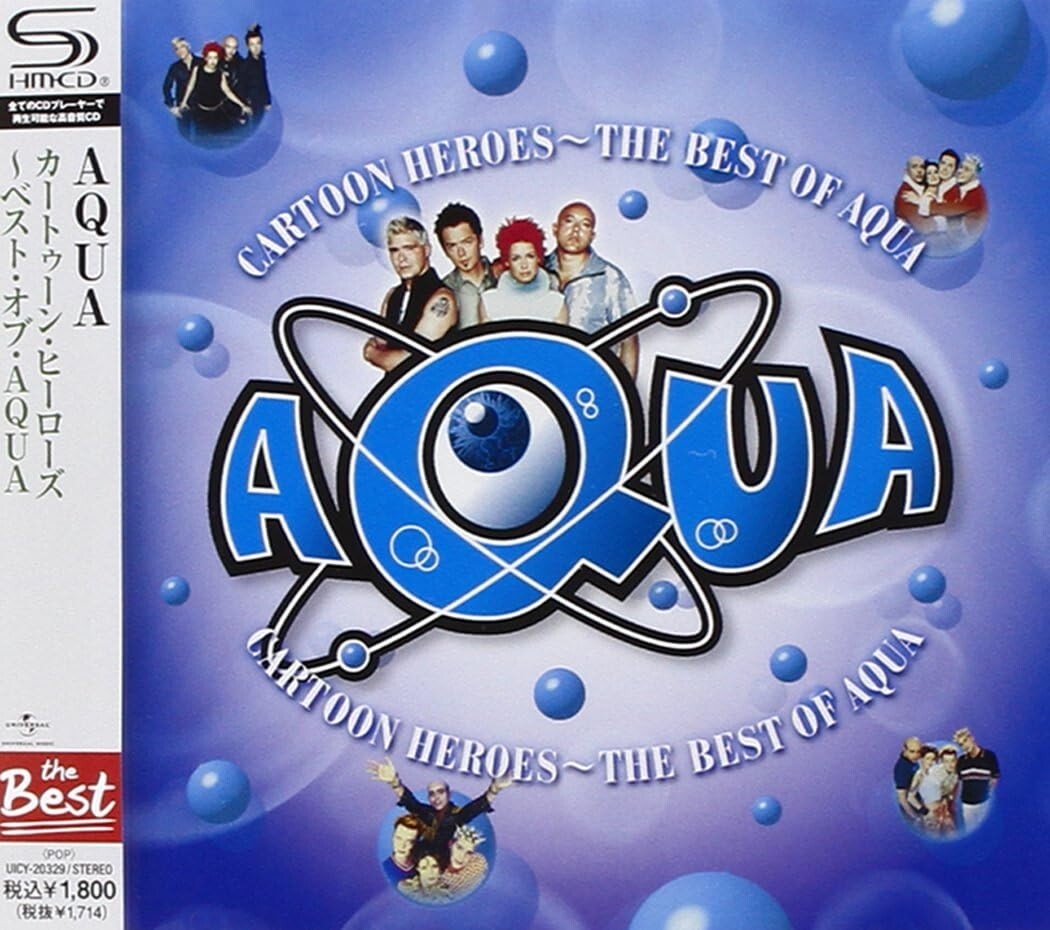 New AQUA-CARTOON HEROES THE BEST OF AQUA-JAPAN SHM-CD