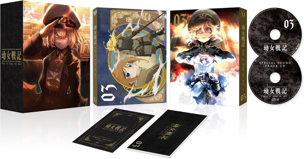 New Saga of Tanya the Evil Youjo Senki Vol.3 OST CD Booklet Manga Box Blu-ray